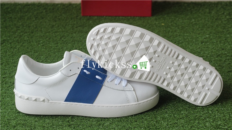 Valentino Garavani White Blue Sneaker